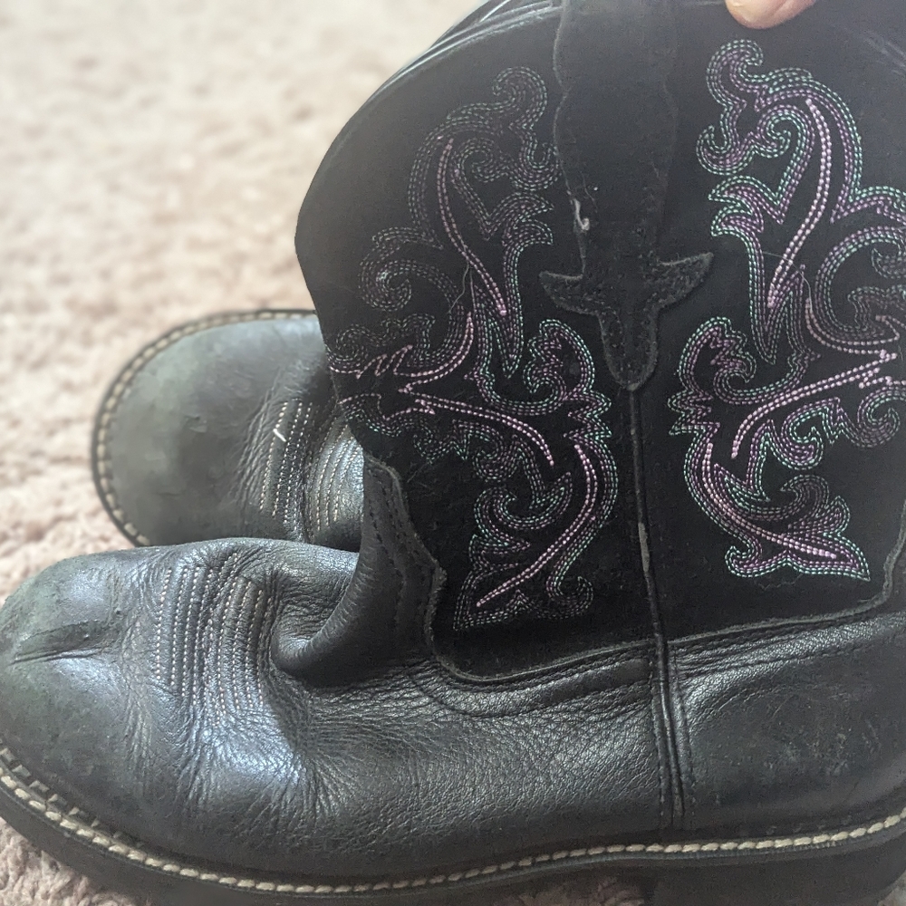 Ariat fat baby western boots size 9